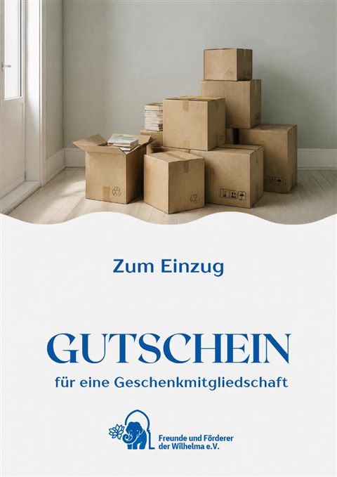 Gutschein Einzug Gutschein für eine Geschenkmitgliedschaft – Einzug