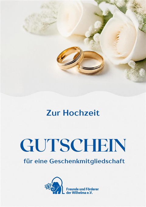 Gutschein Hochzeit Gutschein für eine Geschenkmitgliedschaft – Hochzeit
