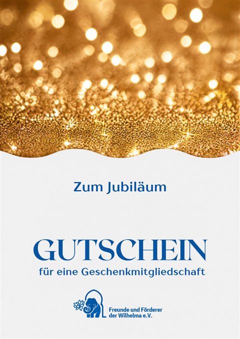 Gutschein Jubiläum Gutschein für eine Geschenkmitgliedschaft – Jubiläum